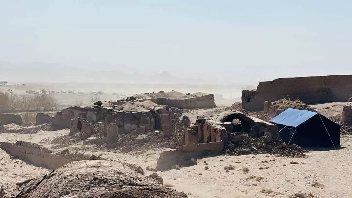 Zerstörung durch das Erdbeben in Afghanistan