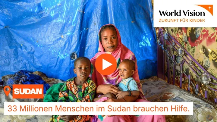 Krieg im Sudan, Hunger und Vertreibung