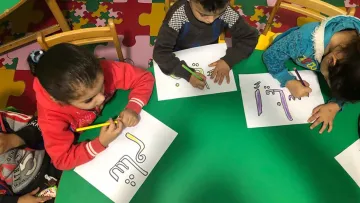 Schulkinder aus Syrien