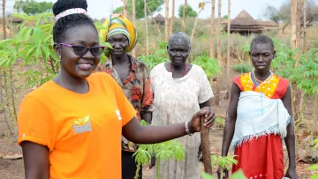 World Vision-Projektleiterin Sunday ist Pionierin für Frauen-Rechte im Südsudan
