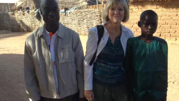 Patenbesuch im Sengal bei Dame