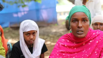 Vertriebene im Süden Äthiopiens