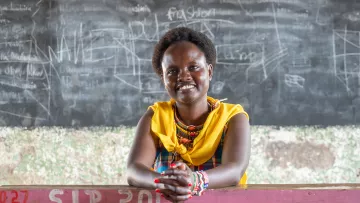 Nancy hat dank der Patenschaft einen Abschluss machen können