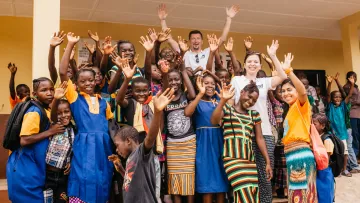 Schulkinder in Sierra Leone