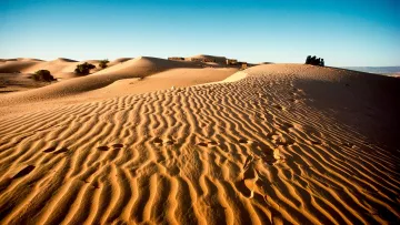 Wüstenlandschaft in Mauretanien