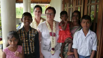 Patenkindbesuch in Sri Lanka