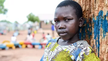 Flüchtlingskind im Südsudan