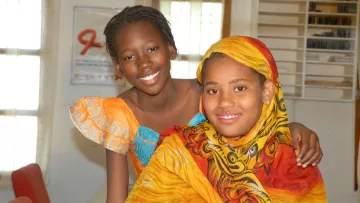 Mädchen in Mauretanien