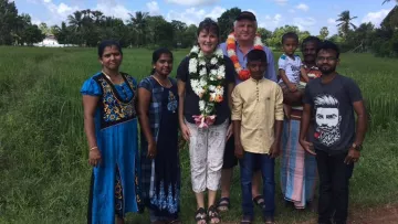 Dhanuskanth und seine Paten