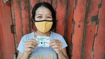 Jessica, alleinstehende Mutter aus Manila