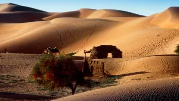 Wüstenlandschaft in Mauretanien