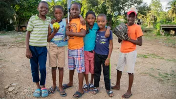 Kinder in der Dominikanischen Republik 