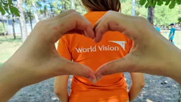 World Vision Mitarbeiterin