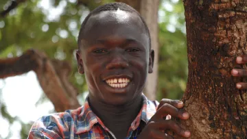 Flüchtling Edmund aus dem Südsudan