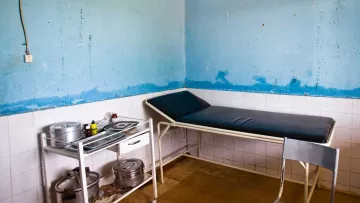 Rudimentäre Gesundheitsstation