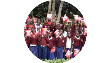 ProFiliis Tansania MHM Schulung für Mädchen