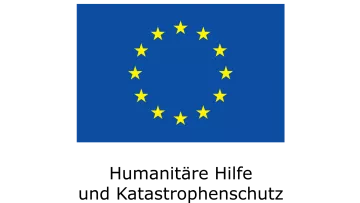 World Vision Öffentliche Geber: Logo Europäisches Amt für humanitäre Hilfe