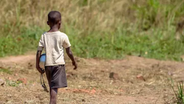 Kind im Kongo