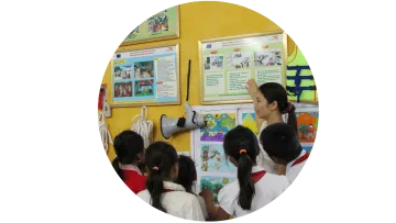 Projekt Vietnam Schulung Kinder