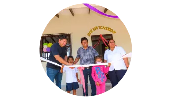 Einweihung der neuen Klassenräume