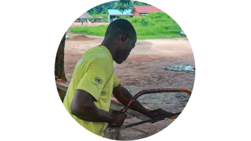 Ehemaliger Kindersoldat macht jetzt eine Ausbildung