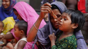 Ernährungskurse für Mütter in Bangladesch