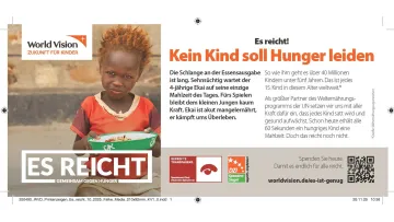 Füllanzeigen World Vision