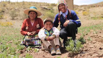 Familie in Bolivien
