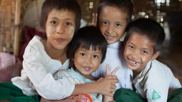 Kinder in Myanmar