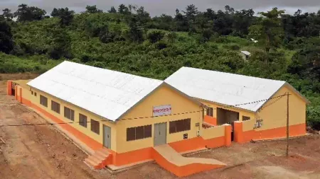 Gesundheitsstation in Ghana finanziert von der Familie Inden