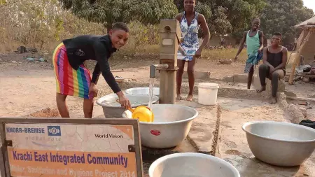 Wasserprojekt in Ghana unterstützt von Knorr Bremse