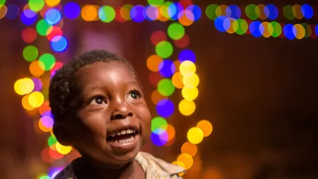 Weihnachtslichter Patenkind