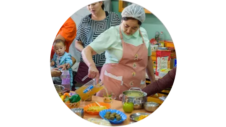 Nahrhaft kochen lernen in der Mongolei