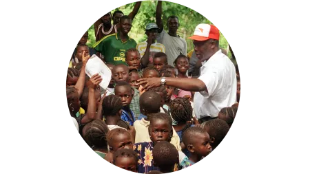 Veranstaltung zu Kinderrechten in Sierra Leone