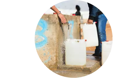 Sauberes Trinkwasser vom Hahn in Jordanien