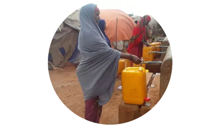 Trinkwasserstelle in Somalia
