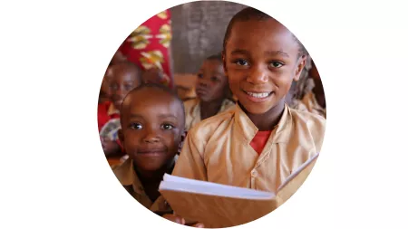 Schüler in Burundi im Unterricht