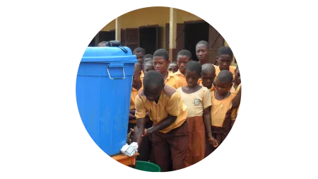 WASH-Training für Schülerinnen und Schüler