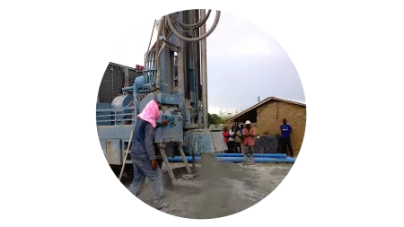 Brunnenbohren in Krachi East