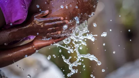 frisches Wasser in Entwicklungsländern