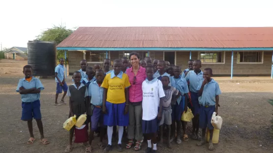 Besuch einer Schule in Kenia