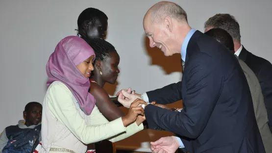 Kevin Jenkins von World Vision International auf der Konferenz