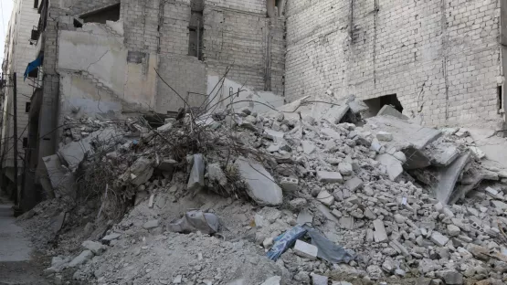 Ruinen in Aleppo, Syrien