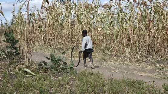 Die Menschen leben in ärmlichen Lebensverhältnissen