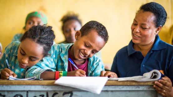 Schüler in Äthiopien