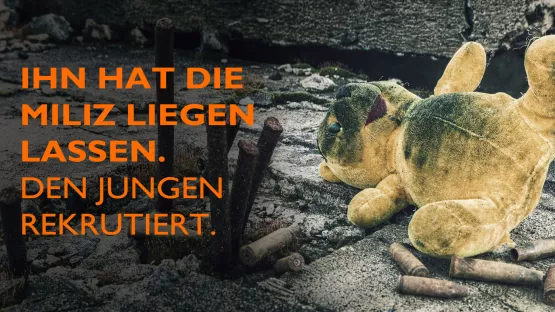 Kindheitsretter: Petition gegen Kindersoldaten unterschreiben