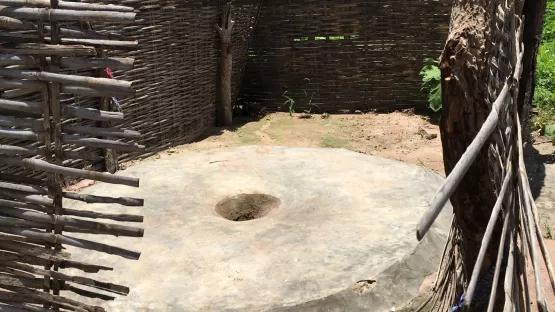 Toilette im Senegal