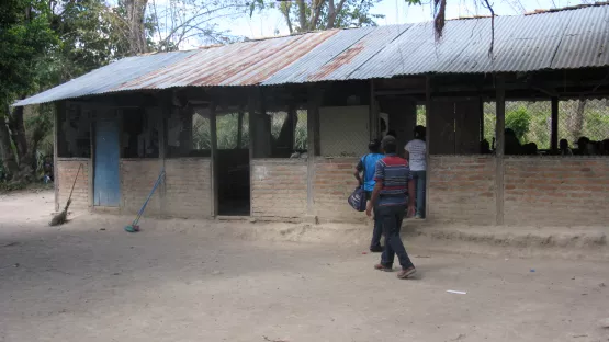 Schlecht ausgestattete Schule