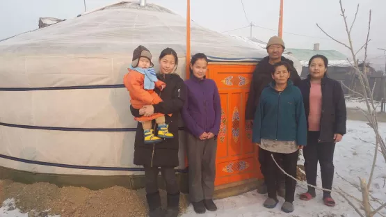 Sichere und warme Jurten