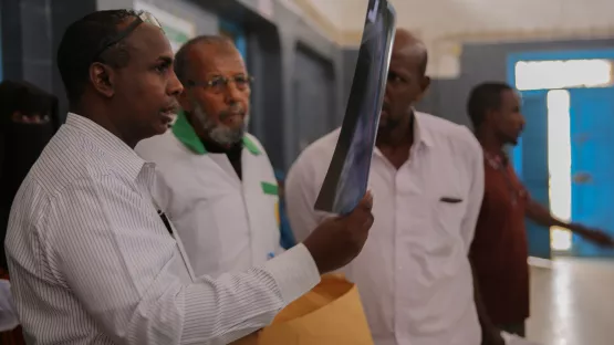 TB-Testzentrum in Hargeisa, Somaliland